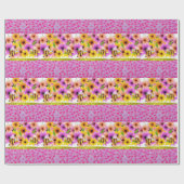 マザーズデイラッピング紙（昆虫）マルハナバチ ラッピングペーパー (フラット)