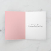 マザーズデイラビットアンドベビーバニー カード (内部)