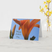 マザーズデイリリー カード (黄色い花)