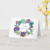 マザーズデイリース カード (黄色い花)