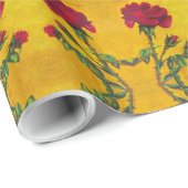 マザーズデイレッドローズラッピング紙 ラッピングペーパー (ロールコーナー)