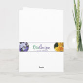 マザーズデイレトロカード カード (裏面)