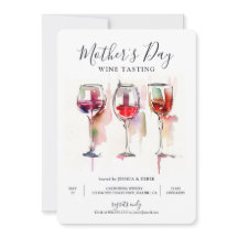 マザーズデイワインテイスティング招待状