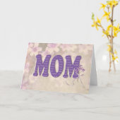 マザーズデイヴィオレット カード (黄色い花)