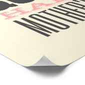 マザーズデイヴィンテージスタイル 文字デザイン ポスター (角)