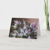マザーズデイヴィンテージライラック カード (正面)