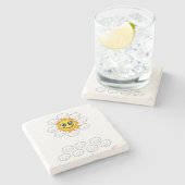 マザーズデイ大理石コースター雲 ストーンコースター (横)