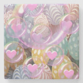 マザーズデイ大理石コースター ストーンコースター (正面)