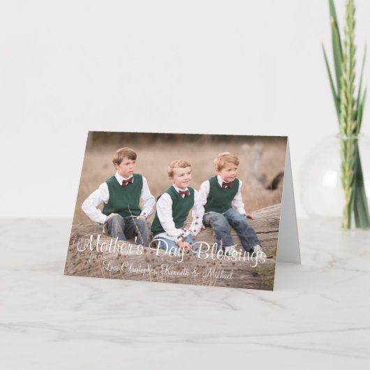 マザーズデイ恵みホリデーカード シーズンカード (正面)