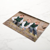 マザーズデイ恵みホリデーカード 箔招待状 (回転した状態)