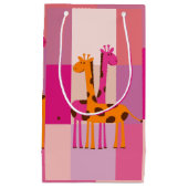 マザーズデイ抱き枕キリン スモールペーパーバッグ (正面)