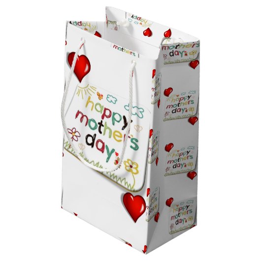 マザーズデイ抱き枕 スモールペーパーバッグ (裏面アングル)