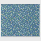 マザーズデイ春ガーデンロビンエッグインネスト ラッピングペーパー (フラット)