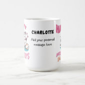 マザーズデイ猫かわいいスタイルカスタム コーヒーマグカップ (中央)