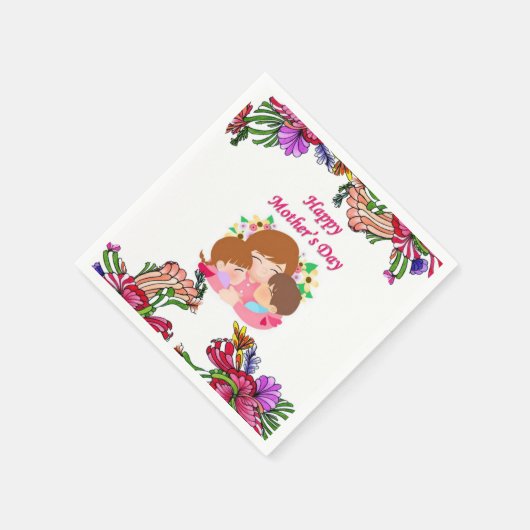 マザーズデイ紙ナプキンス スタンダードカクテルナプキン (角)