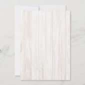 マザーズデイ素朴ラブフローラトラック招待状 招待状 (裏面)