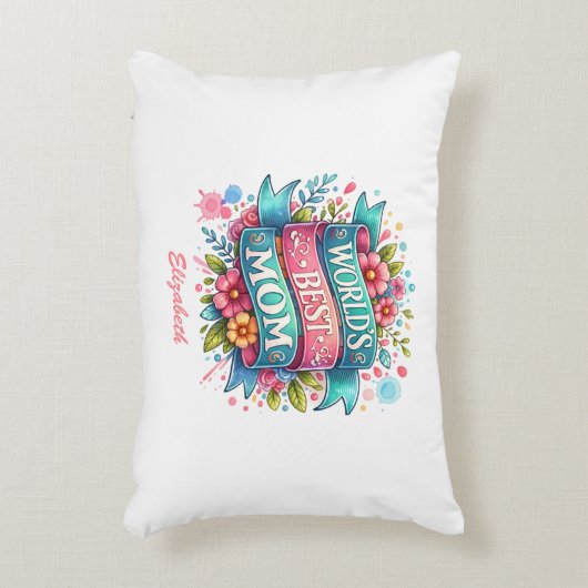 マザーズデイ自然愛好家フローラ アクセントクッション (正面(垂直))