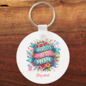 マザーズデイ自然愛好家フローラ キーホルダー (正面)