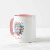 マザーズデイ自然愛好家フローラ マグカップ (正面左)