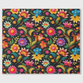 マザーズデイ花模様 ラッピングペーパー (フラット)