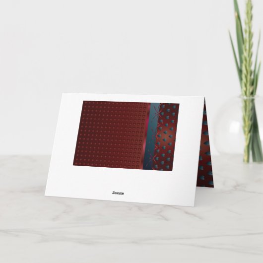 マザーズデイ金ゴールドレタリングパープルエレガントハート カード (裏面)