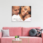 マザーズデイ2013ファミリーポートレート キャンバスプリント (インサイチュ (リビング))