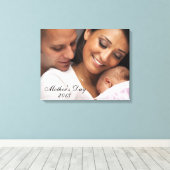 マザーズデイ2013ファミリーポートレート キャンバスプリント (インサイチュ (ウッドフロア))