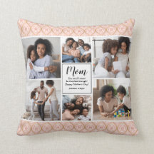 マザーズデイ6フォトコラージュキープス装飾用クッション