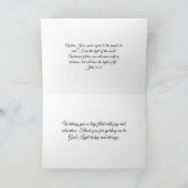 マザーズデイ・ゴールドフィンチ サンキューカード (内部)