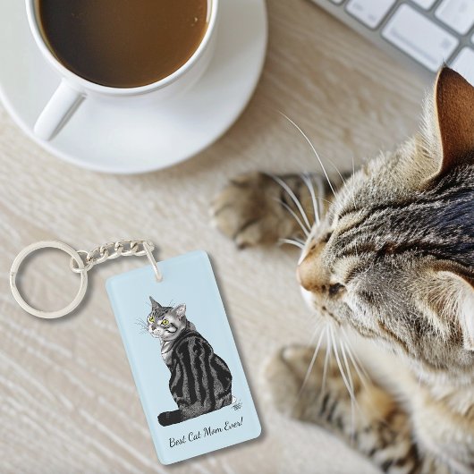 マザーズデイ・タビー・キャット キーホルダー