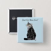 マザーズデイ・タビー・キャット 缶バッジ (正面&裏面)