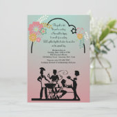 マザーズデイBBQ招待状 招待状 (スタンド正面)