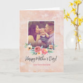 マザーズデーカパーソナライズされたード カード (黄色い花)