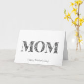 マザーズデーカード カード (黄色い花)