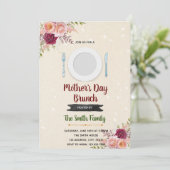 マザーズデーディナーテーマ招待状 招待状 (スタンド正面)