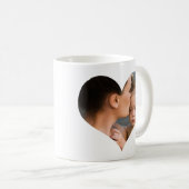 マザーズデー贈り物息子ラブマママ引用文 コーヒーマグカップ (正面右)