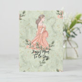 マザーズデー ママになる人 グリーン シーズンカード (スタンド正面)