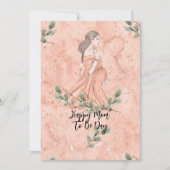 マザーズデー 妊婦さんへの桃 シーズンカード (正面)