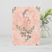 マザーズデー 妊婦さんへの桃 シーズンカード (スタンド正面)