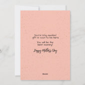 マザーズデー 妊婦さんへの桃 シーズンカード (裏面)