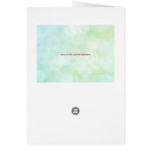 マザーズパーソナライズされたデイカード (裏面)