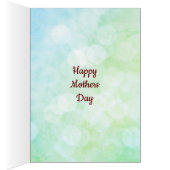 マザーズパーソナライズされたデイカード (内側 (右))