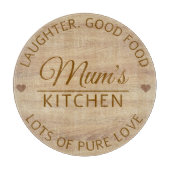 マザーズモダンデイカスタム文字木製 カッティングボード (正面)