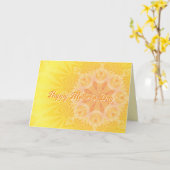 マザーズモダンデイカード カード (黄色い花)