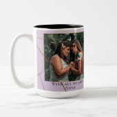 マザーズモダンデイパステルエレガントキンツギ引用文 コーヒーマグカップ (左)