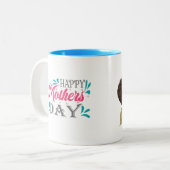 マザーズ写真マグカップ | カスタムマグ ツートーンマグカップ (正面左)