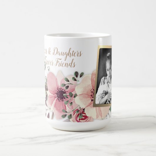 マザーズ娘ことわざピンクフローラ コーヒーマグカップ (中央)