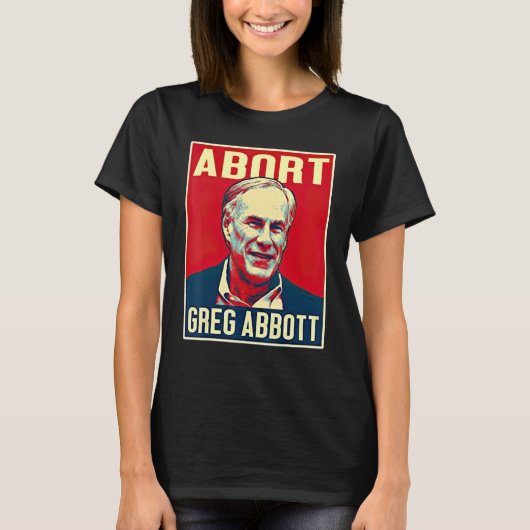 マザーズ対グレグアボットテキサス州アンチアボット Tシャツ (正面)