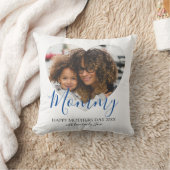 マザーズ日ハート写真記念装飾用クッション クッション (ブランケット)