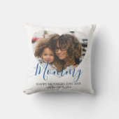 マザーズ日ハート写真記念装飾用クッション クッション (正面)